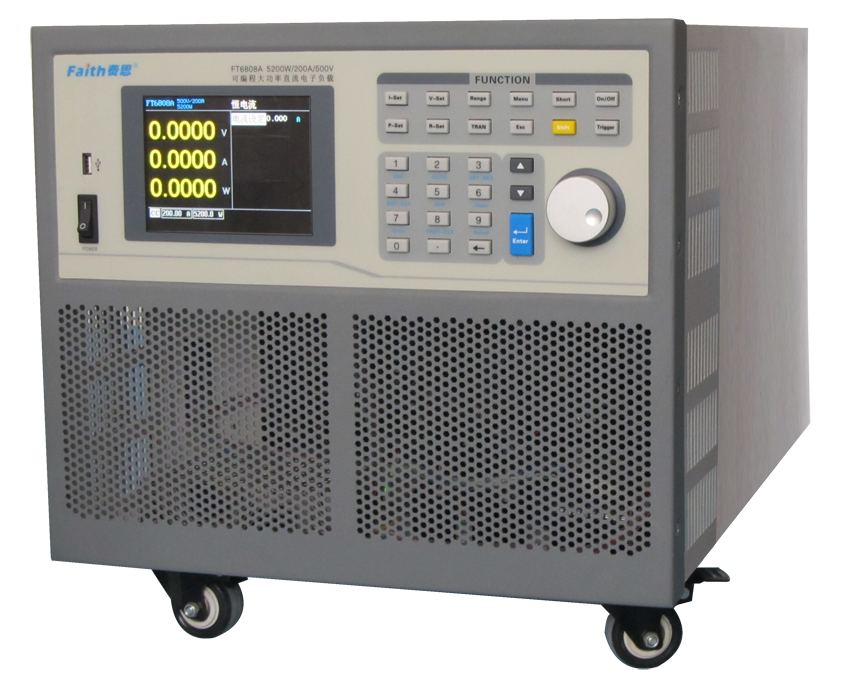 FT6800系列超大功率电子负载（2.6kW-72kW）电压：120V/500V/800V/1000V/1200V 功率：0~72KW