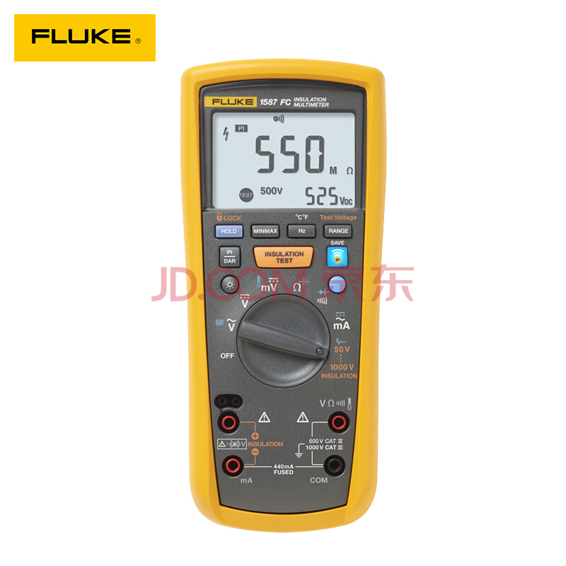 Fluke福禄克F1587FC绝缘电阻测试仪 万用表 仪器仪表 TL75测试线