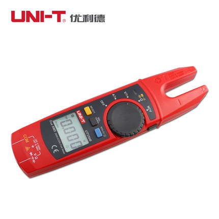新品优利德200A交直流叉型数显钳型表 钳形万用表UT256B 电容电阻