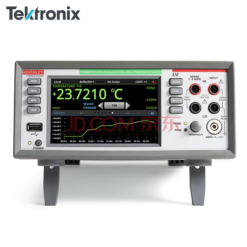 Tektronix泰克DAQ6510六位半高精度数据采集器触摸屏 DAQ6510
