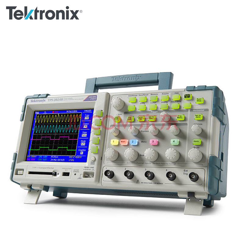 Tektronix泰克TPS2000B系列示波器 数字存储 隔离通道 纹波测试 TPS2024B（200M,4通道）