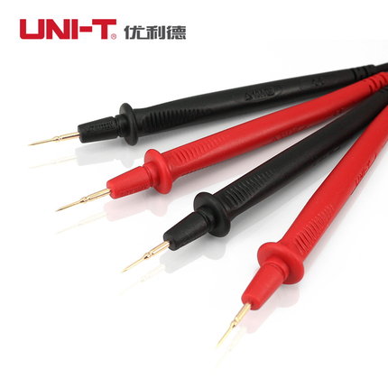 特细特尖镀金铜针表笔 数字万用万能表通用型表笔测试线 600V/10A