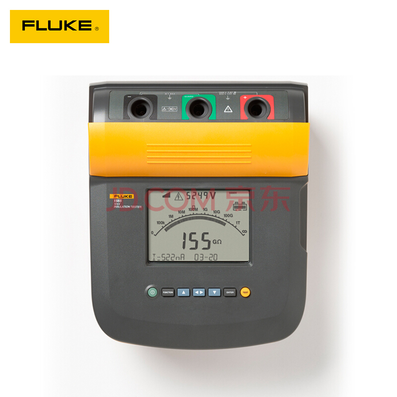 FLUKE福禄克F1555 F1550C数字式绝缘电阻测试仪 电压达5000V F1550C 5000V
