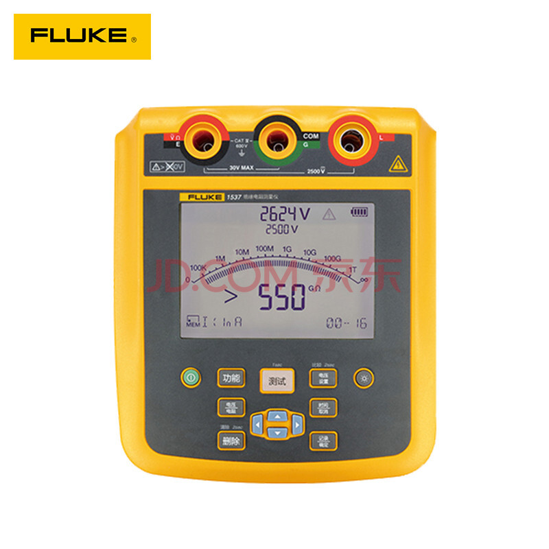 FLUKE福禄克1537高压绝缘电阻测试仪 兆欧表 F1537