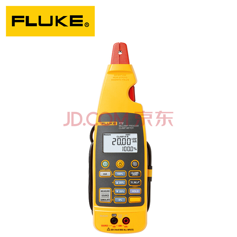 FLUKE福禄克F771 F772 F773 毫安级过程钳形电流表 回路校准器 F773CHN