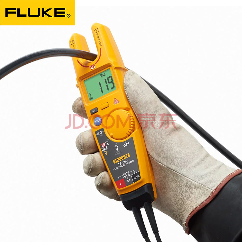 FLUKE福禄克T6-600/T6-1000 非接触式电压钳表 开口电流钳形表（免费试用） T6-600/CN