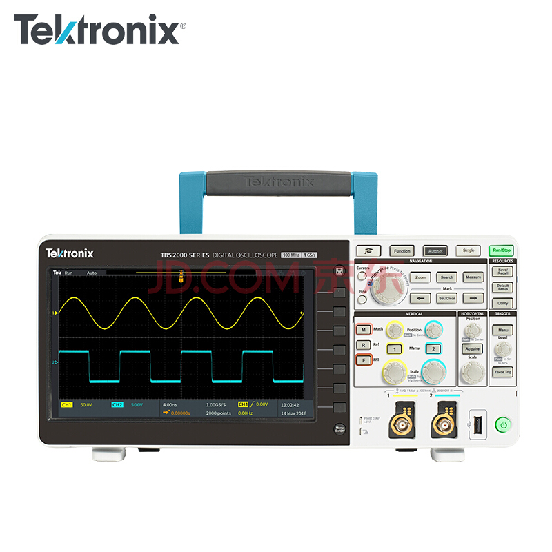 Tektronix泰克TBS2000系列TBS2072数字示波器4通道 100MHz TPP0101探头