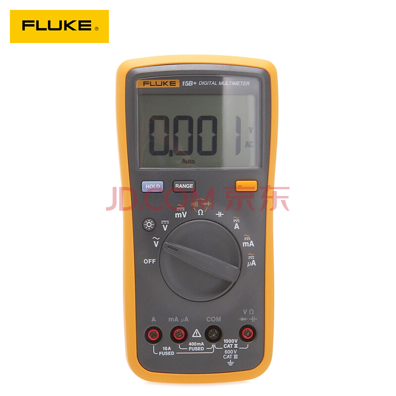 FLUKE福禄克15B+ 17B+数字万用表福禄克18B+经济型数字万用表LCD质保3年保修 FLUKE DMM11A保险管