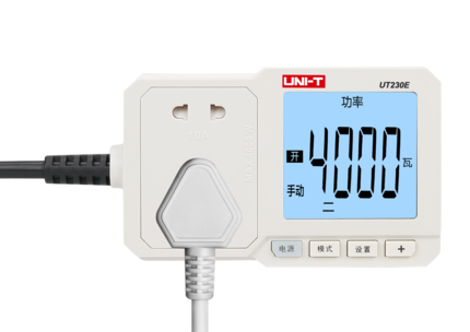 优利德UT-230E电量功率计量插座功率计10A/16A电表电度表检测计