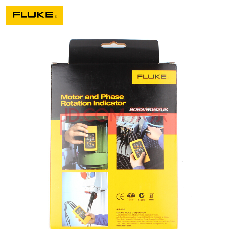 FLUKE福禄克F9062相序表 F9062马达测试仪 非接触式马达相序仪