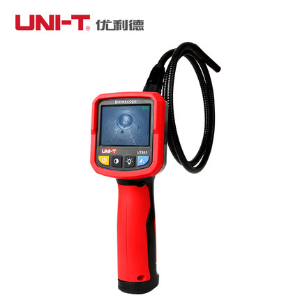 优利德UT665高清探头工业内窥镜防水探头汽车检修工业管道窥视仪