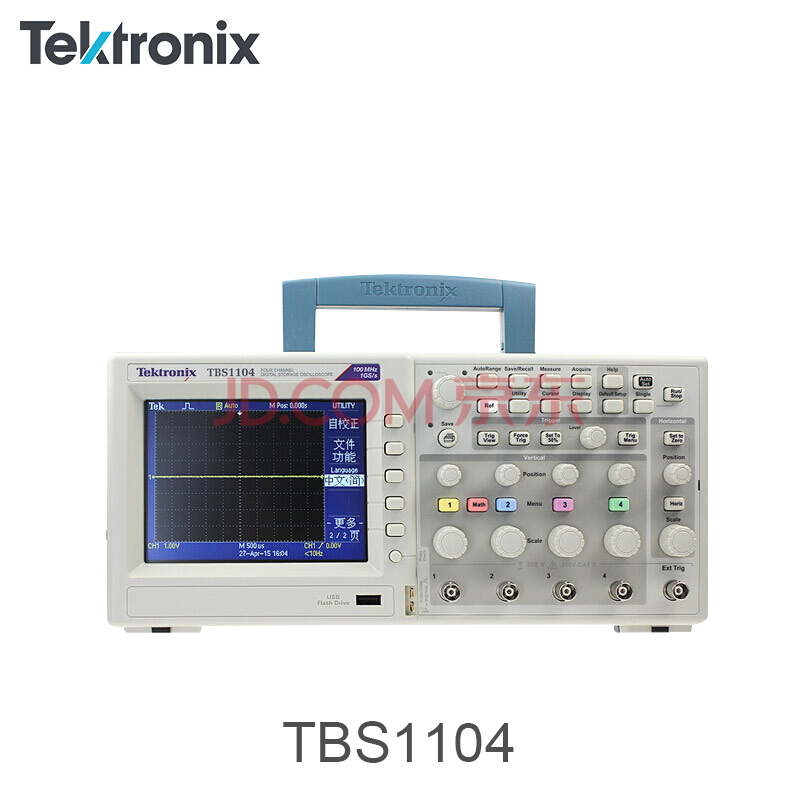 【免邮】Tektronix 泰克示波器TBS1104 100M数字示波器TBS1102 TPP0101（标配探头10x）