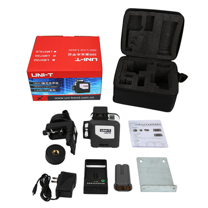 优利德激光水平仪绿光8/12线贴墙仪高精度打线投线仪全方位水平仪