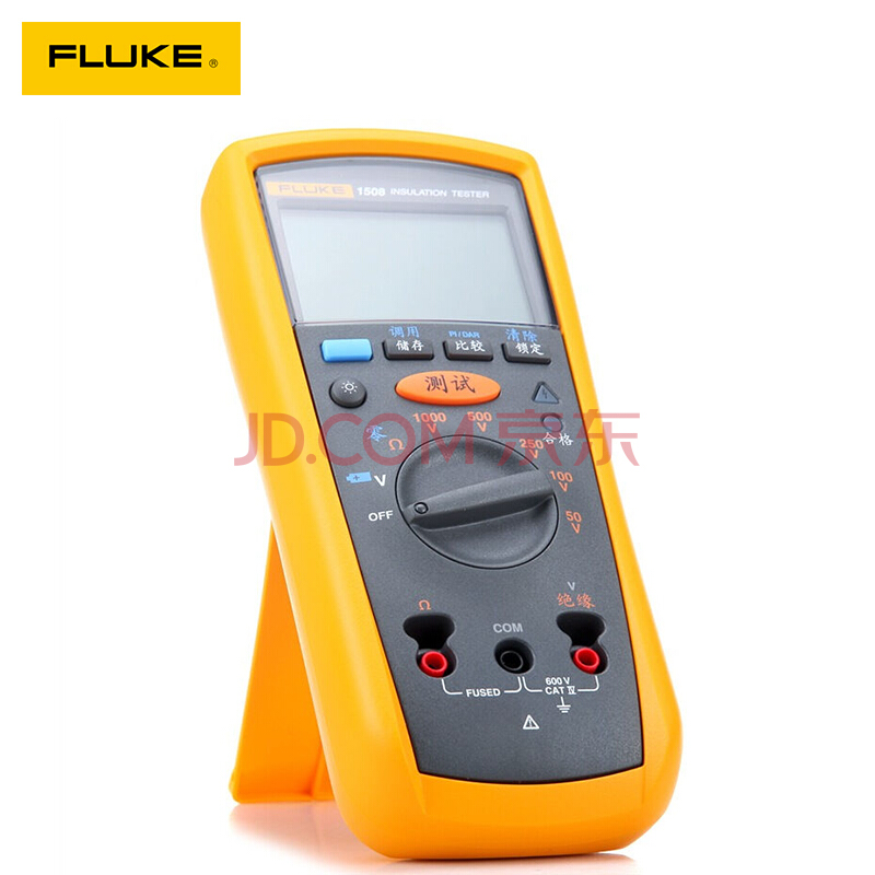 福禄克FLUKE1508一键式手持绝缘测试仪1508 电子摇表 兆欧表 仪器仪表 F1508+赠品