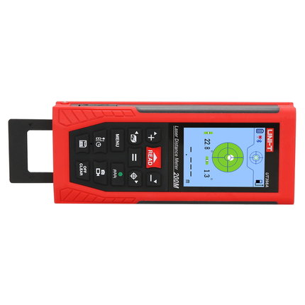 优利德高精度测距仪200米激光测距仪彩屏UT398A电子尺带摄像头