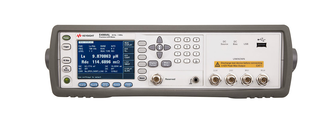 Keysight E4980AL 精密型 LCR 表