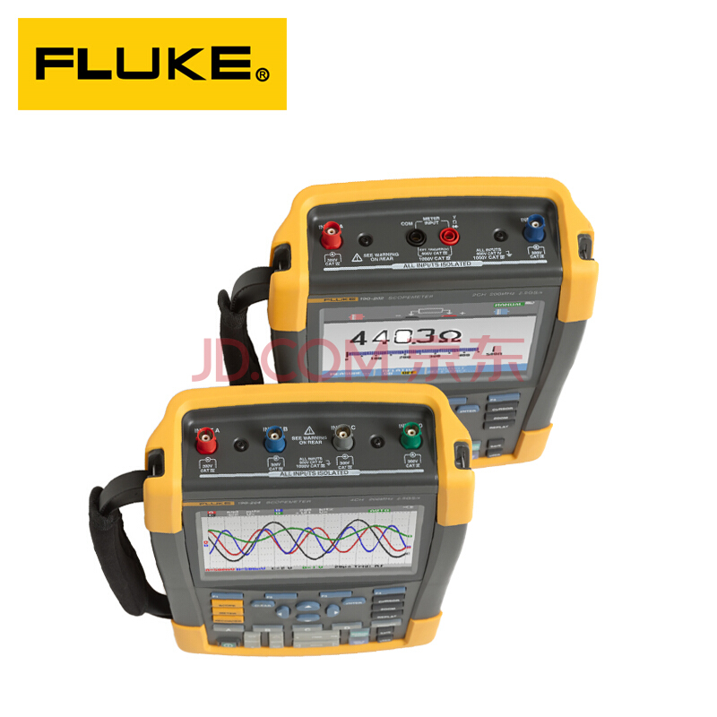 FLUKE福禄克190系列示波表 手持式示波器FLUKE-190-062 FLUKE190-104/AU