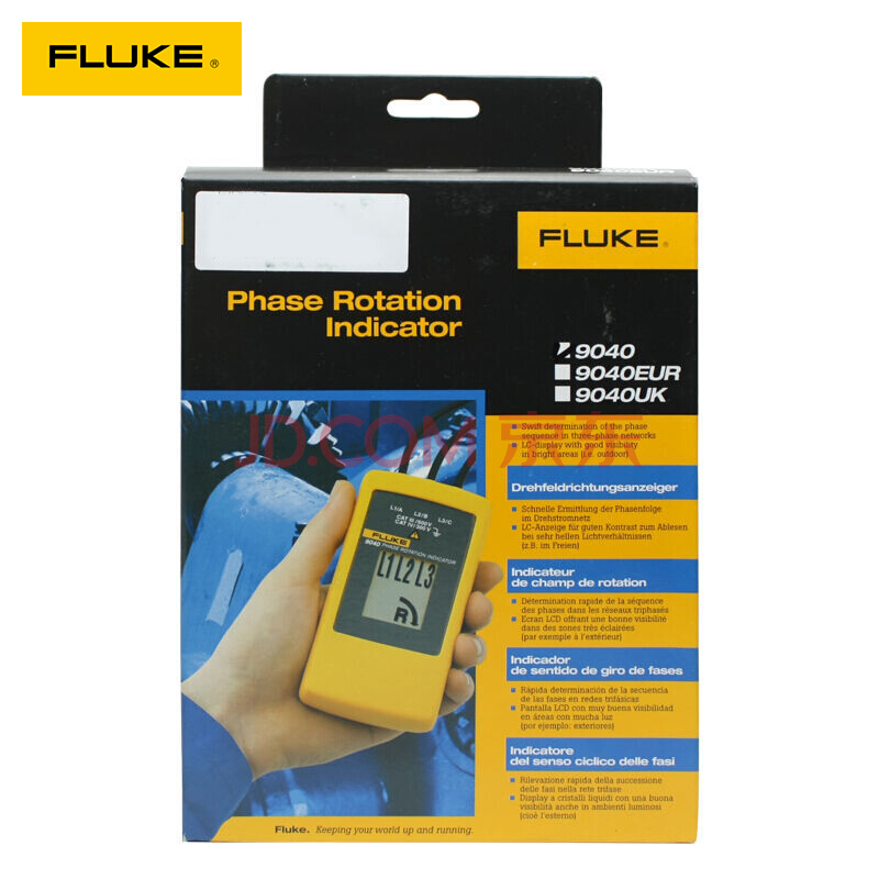 FLUKE福禄克9040相序旋转指示仪LCD显示 600V