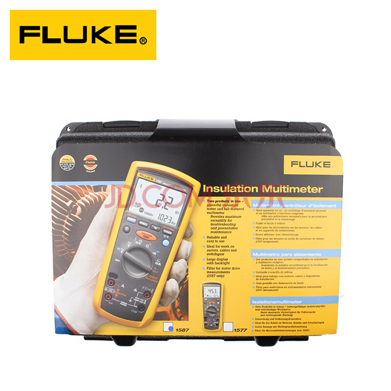 FLUKE福禄克F1577C数字绝缘电阻测试仪 兆欧表 600mV