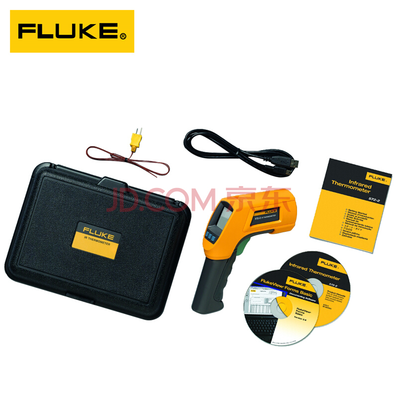 FLUKE福禄克F572-2双激光手持红外测温仪 高温900℃ 仪器仪表工具