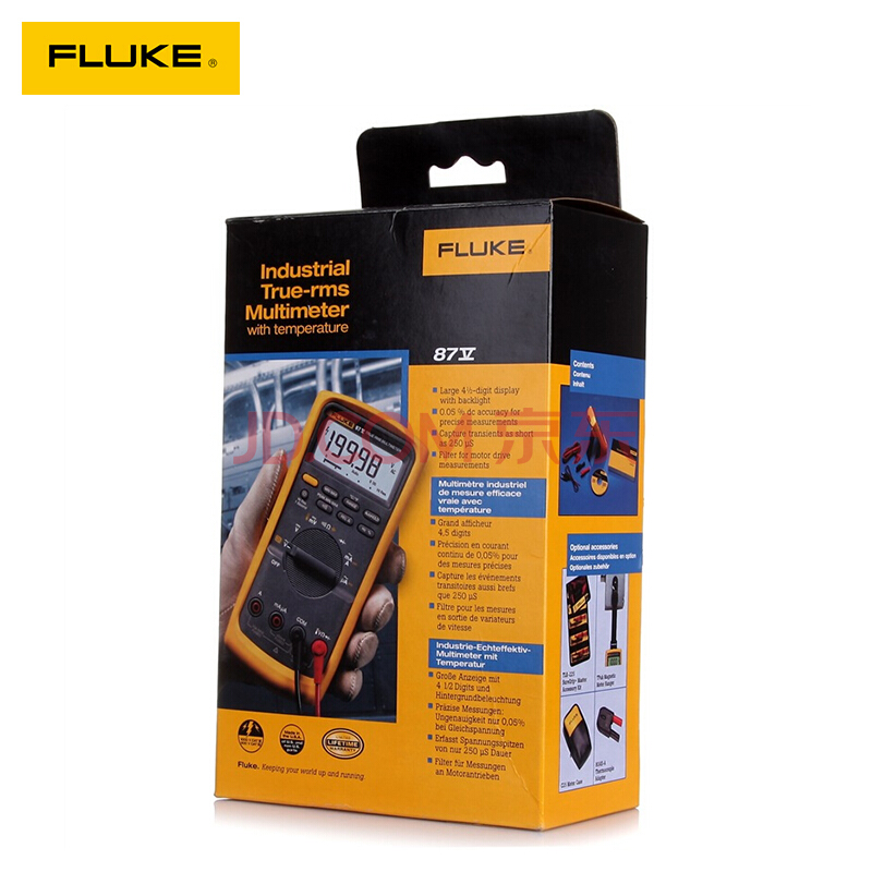 FLUKE福禄克F87V/CN真有效值数字万用表FLUKE87V 仪器仪表 FLUKE87v