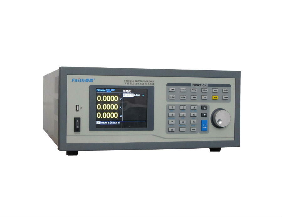 FT6800系列超大功率电子负载（2.6kW-72kW）电压：120V/500V/800V/1000V/1200V 功率：0~72KW