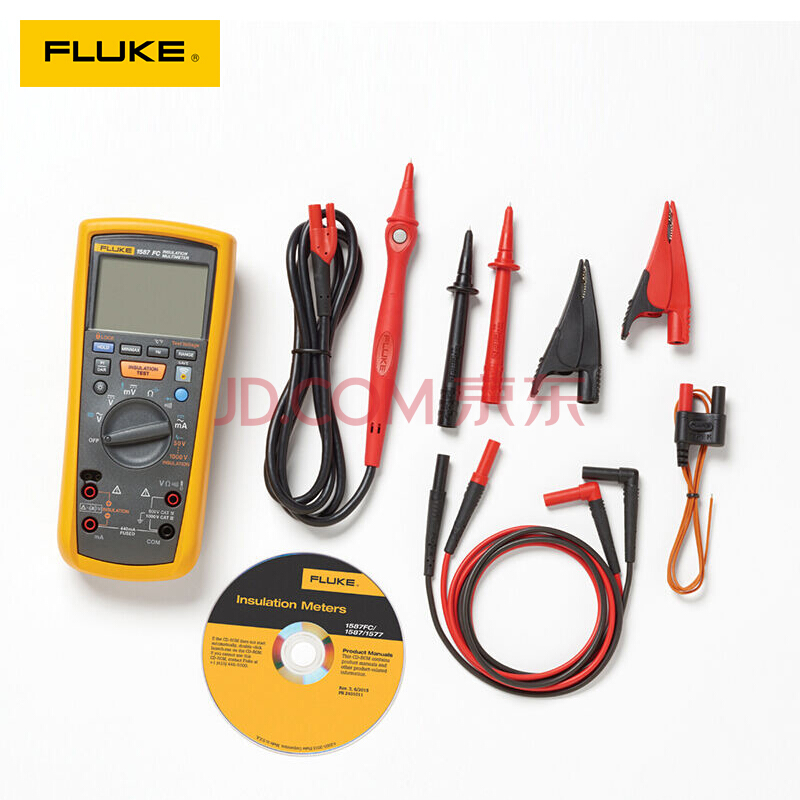 Fluke福禄克F1587FC绝缘电阻测试仪 万用表 仪器仪表 TL75测试线