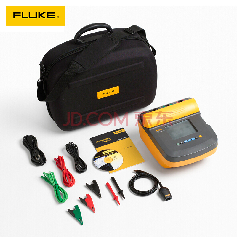 FLUKE福禄克F1555 F1550C数字式绝缘电阻测试仪 电压达5000V F1550C 5000V