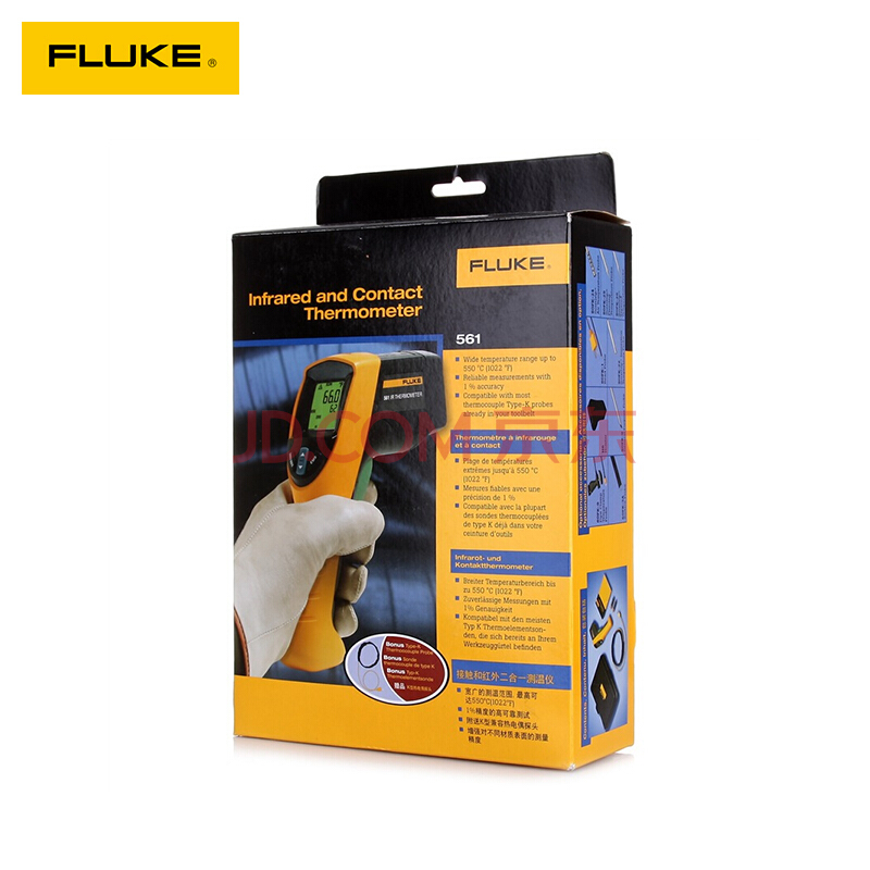 FLUKE福禄克F561 红外线与接触式测温仪 仪器仪表