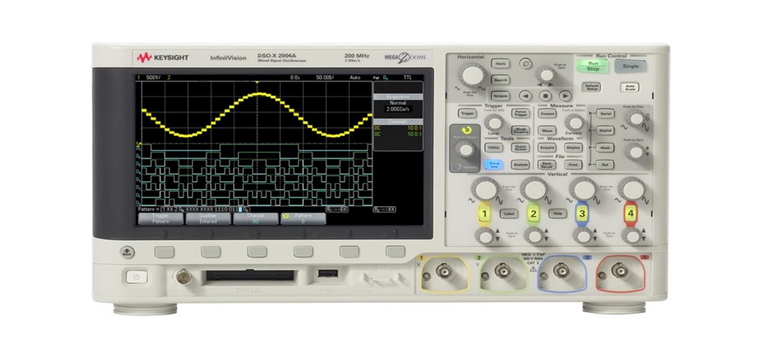 DSOX2004A 示波器：70 MHz，4 個類比通道