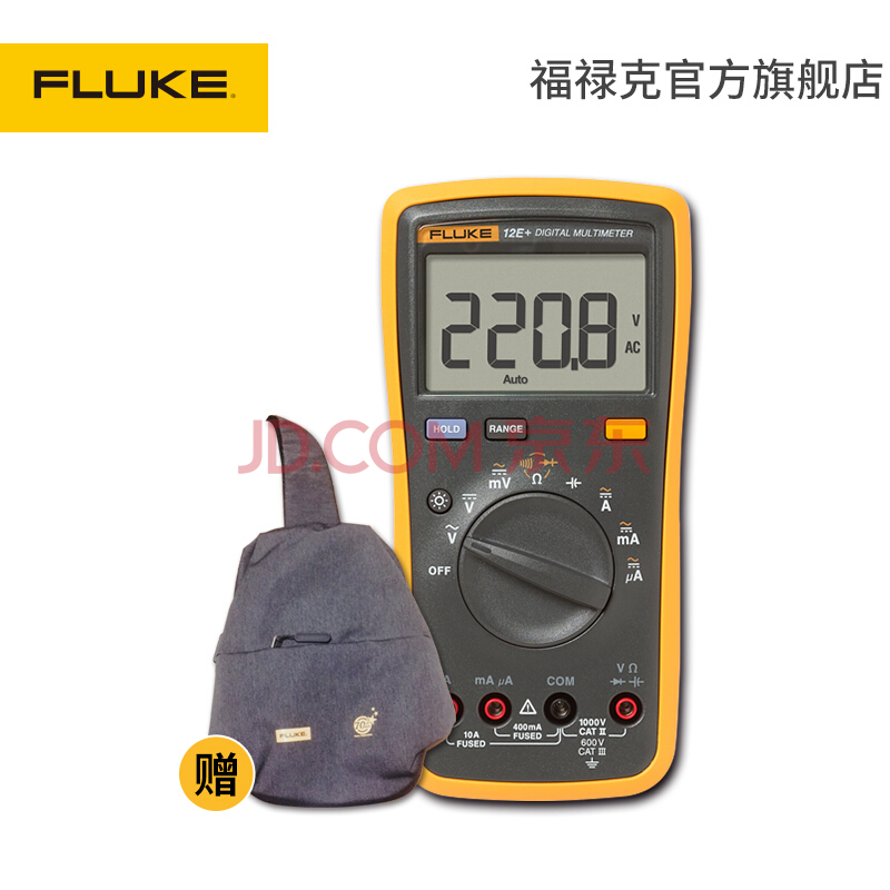 福禄克(Fluke)12E+数字万用表F115 116C 117C 万用表真有效值 仪器 FLUKE12E+