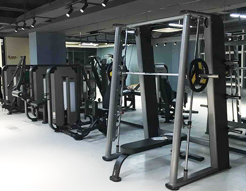 Facilities in the gym of the Intermediate People's Court
