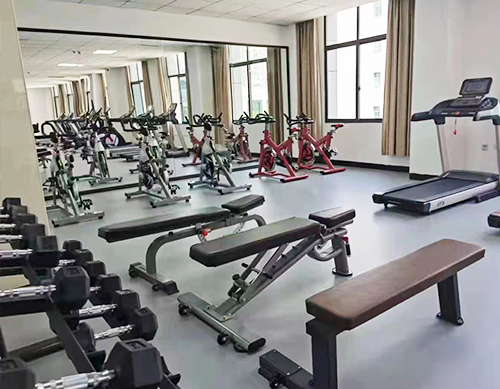 Fitness room of a certain company