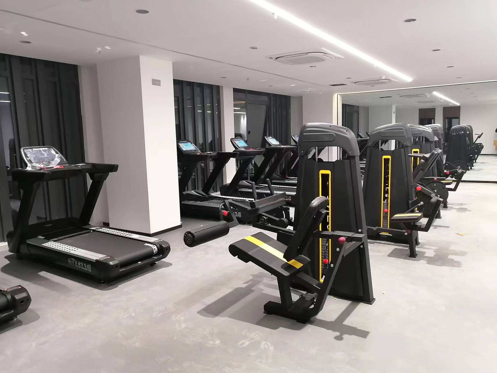 Enterprise employee fitness room facilities