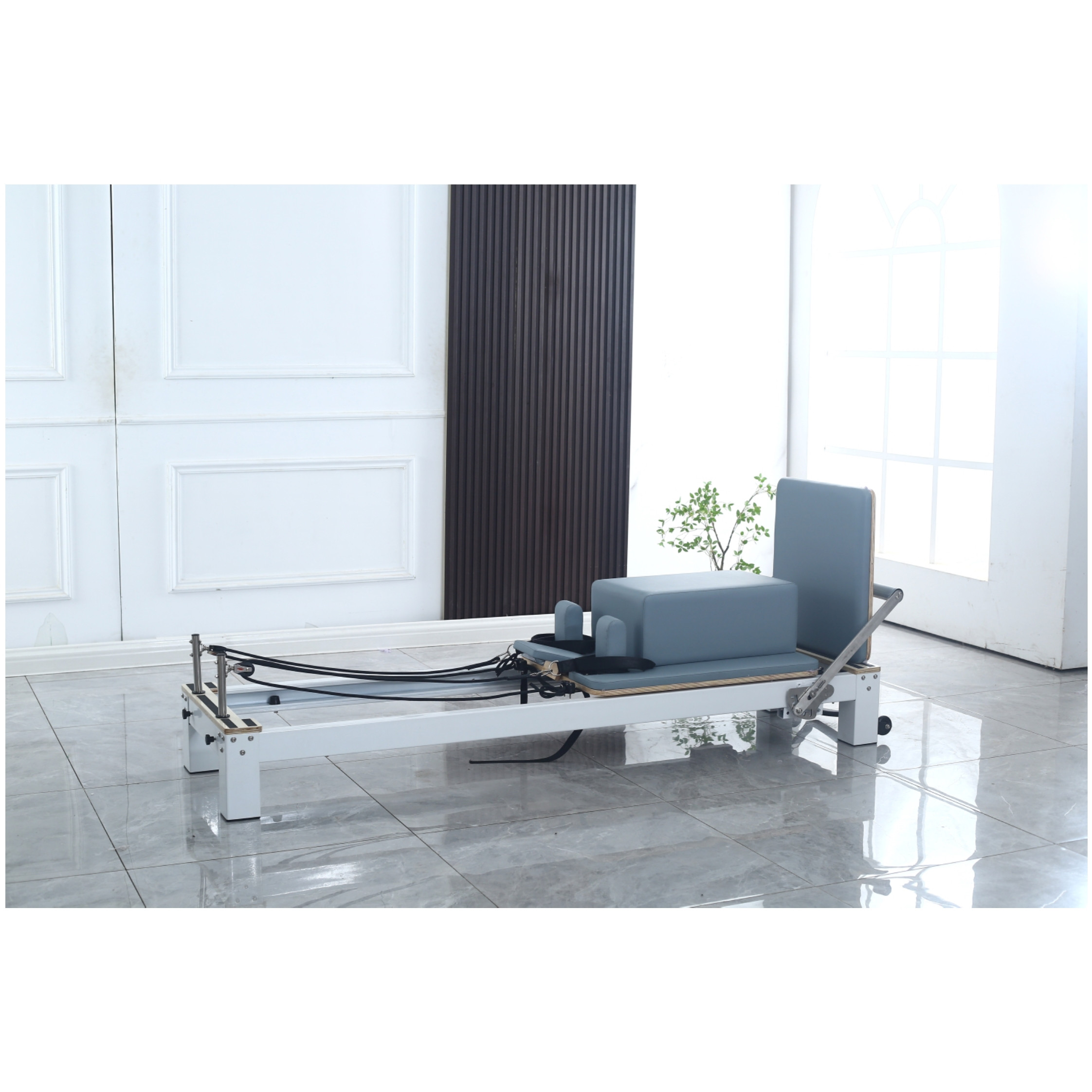Square leg carbon steel metal small white bed HS-403