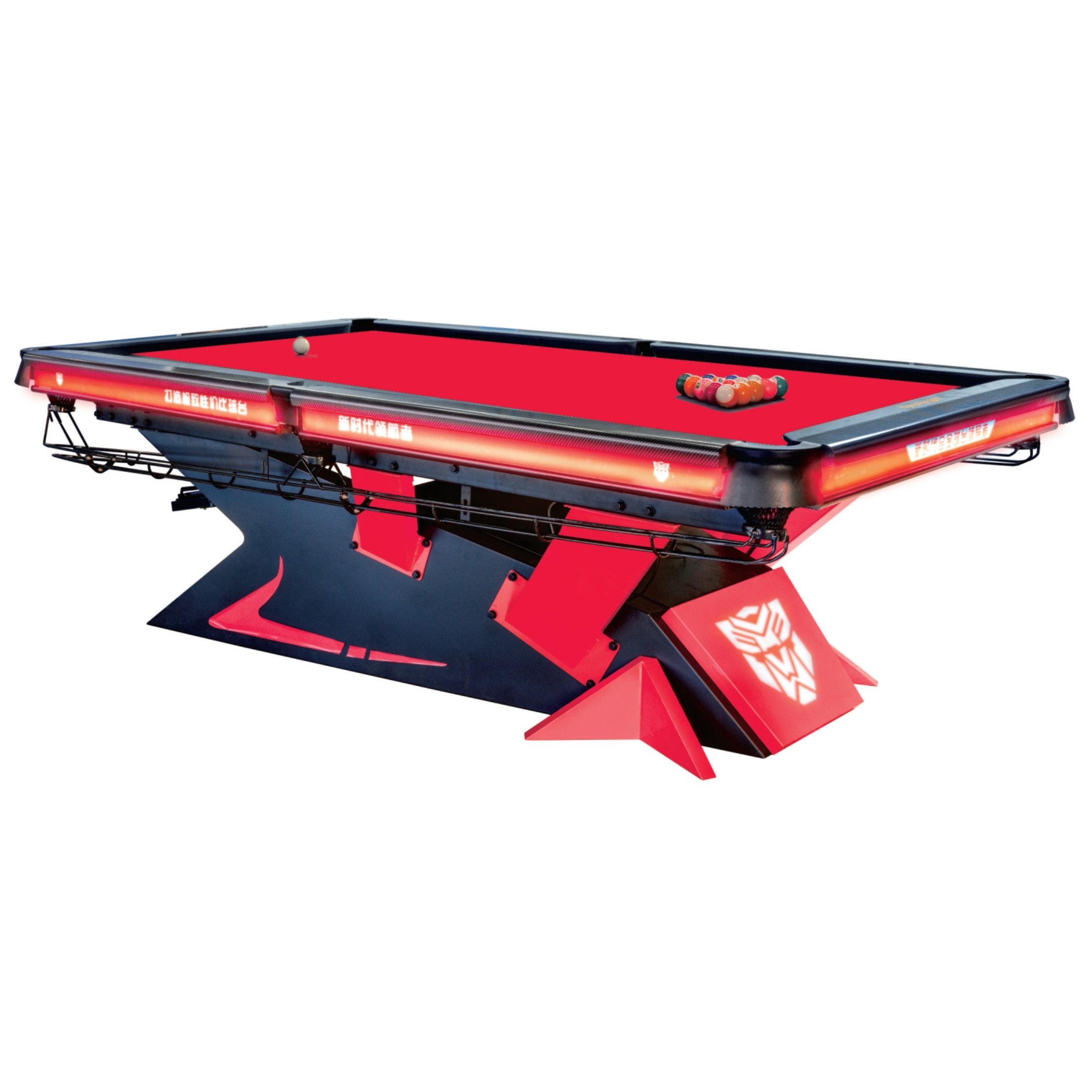 9-foot billiard table 206