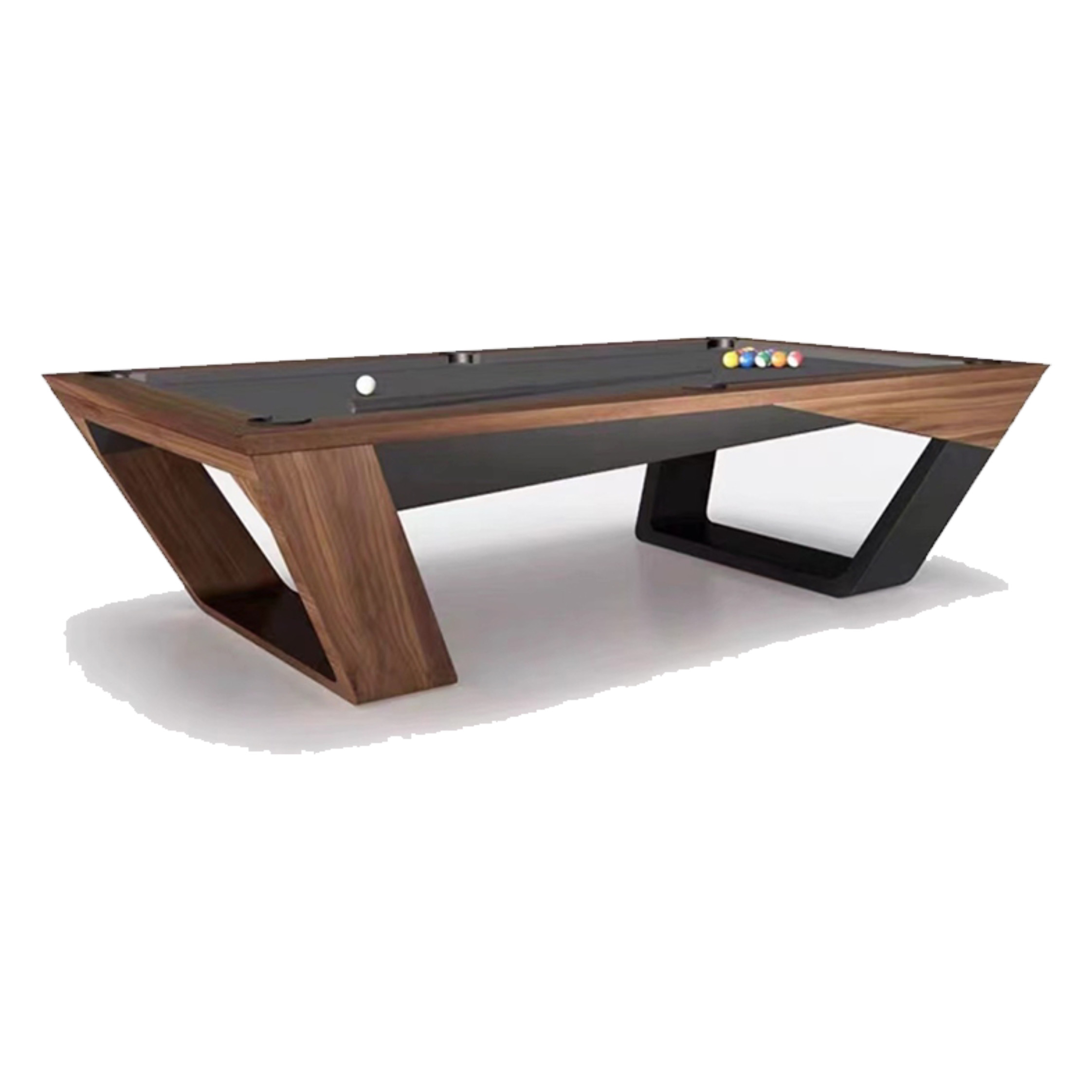 High-end double-joined solid wood billiard table
