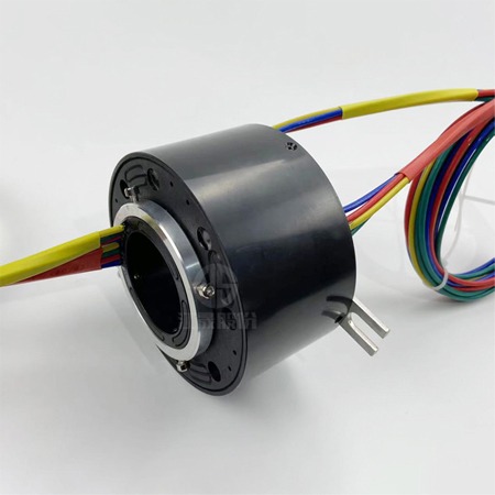 过孔式大电流导电滑环