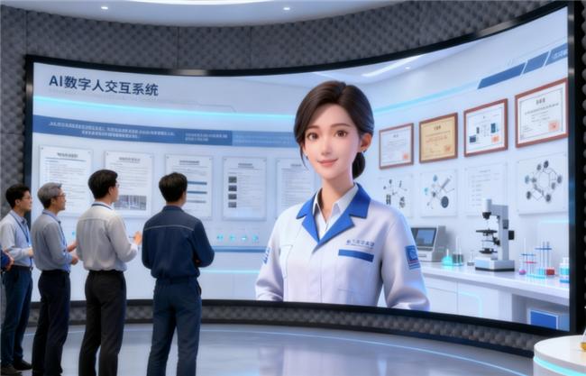 世优波塔”AI数字人智能体”，从展厅互动大屏到交互一体机全域升级