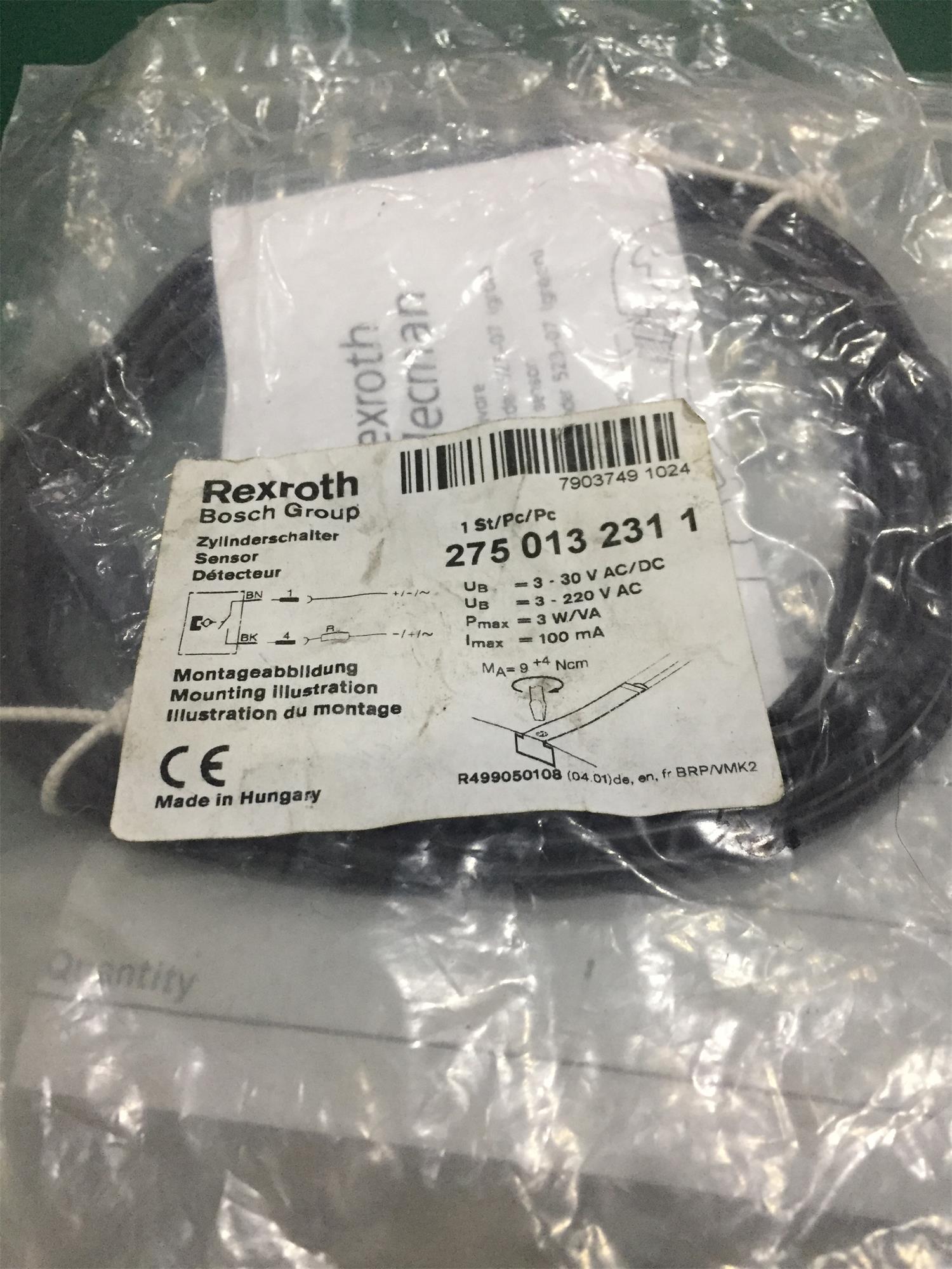 AVENTICS/REXROTH磁性开关2750132311