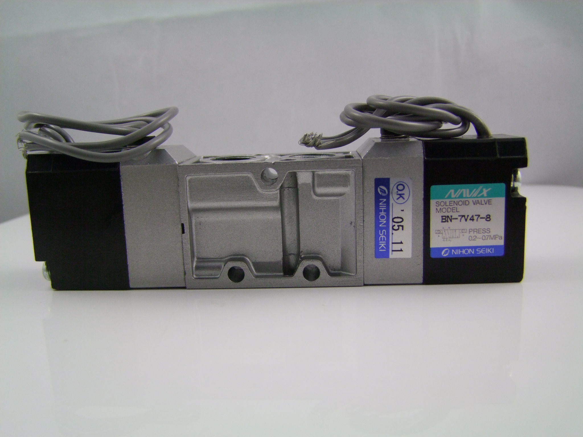 日本NISCON/NIHON SEIKI电磁阀BN-7V47-8-G-E100