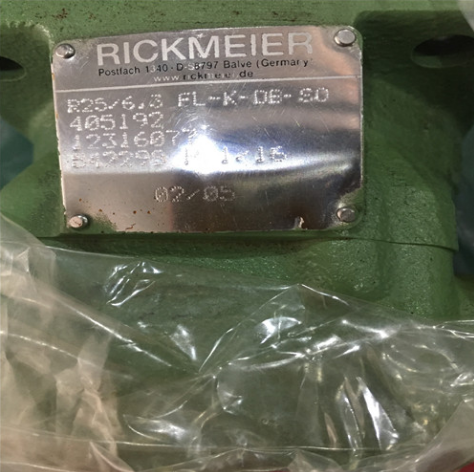 德国RICKMEIER齿轮泵R25/6.3 FL-K-DB-S0