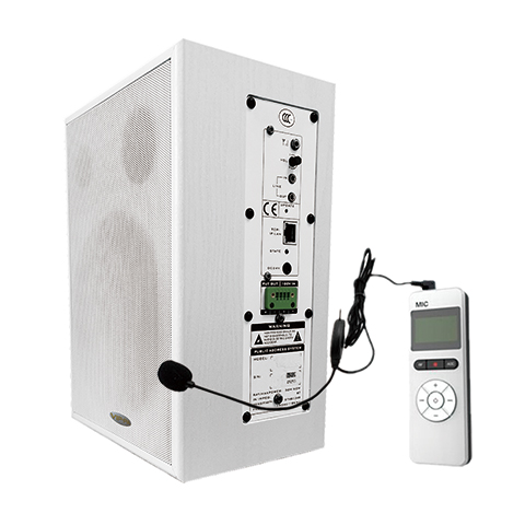 IP网络有源音箱（定压备份与2.4G话筒） VP-7020NSP-CP