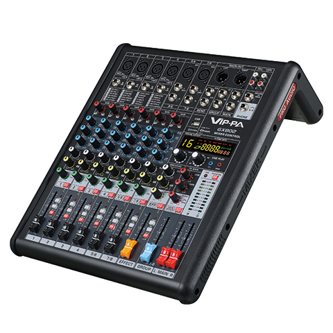 8路两编组带效果调音台 GX802