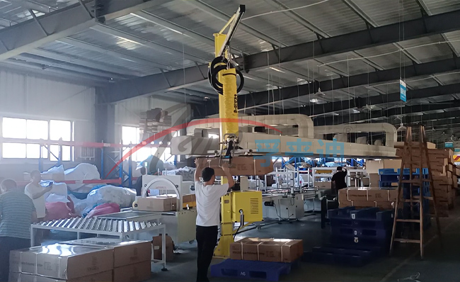 Specially designed for carton handling, our vacuum lifter saves time and effort, ensuring seamless transport.