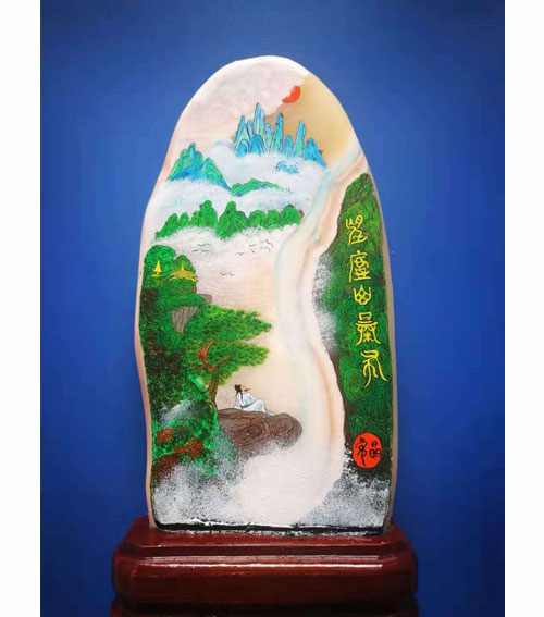 常晶：望庐山瀑布