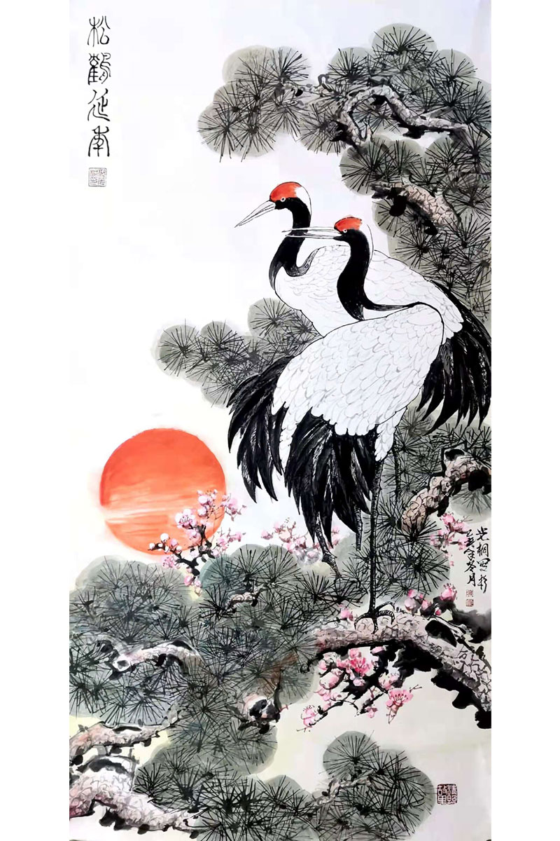 郭光桐：仙鹤
