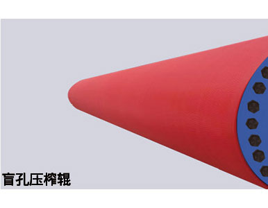 盲孔压榨辊