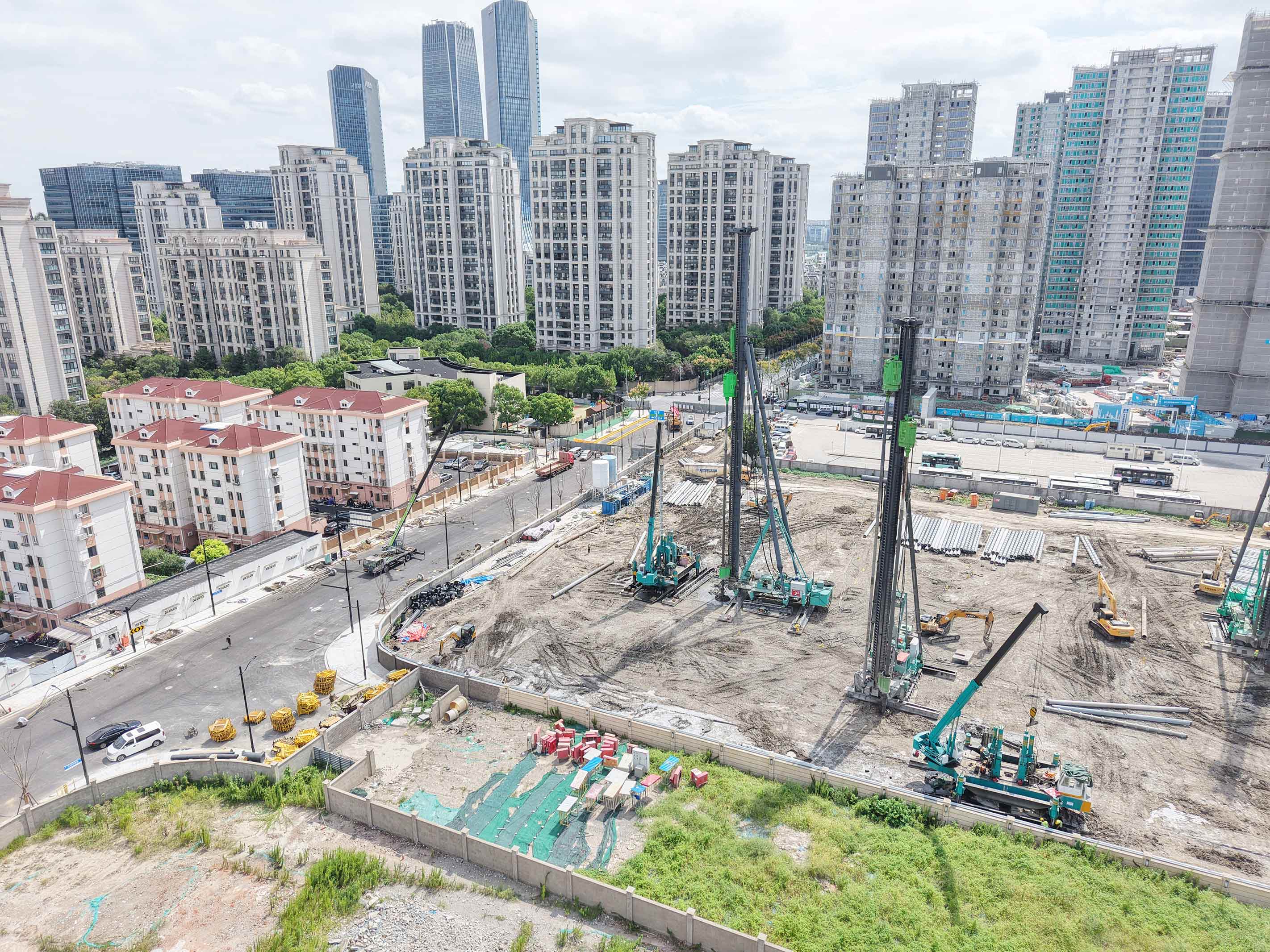 再譜育人新篇，匠心續寫未來｜上工機械2臺靜鉆根植樁設備深耕徐匯西岸賦能現代化校園建設
