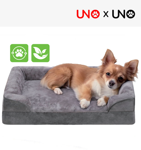 C-Shaped Arctic Velvet Removable Sponge Dog Pad